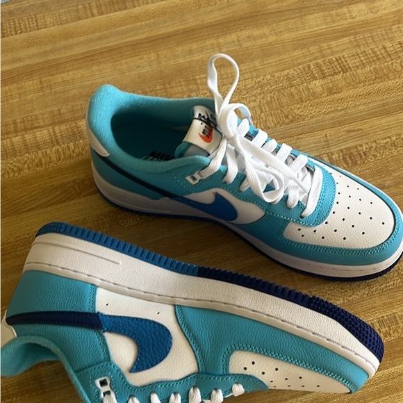 Nike Air Force 1 LV8 Light blue size 6.5 men’s / women’s size 8 - Picture 3 of 7